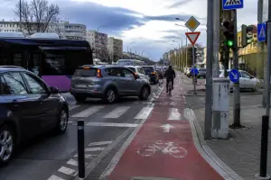 Biciclist din Cluj, la un pas de accident de patru ori pe ruta Florești–Mănăștur