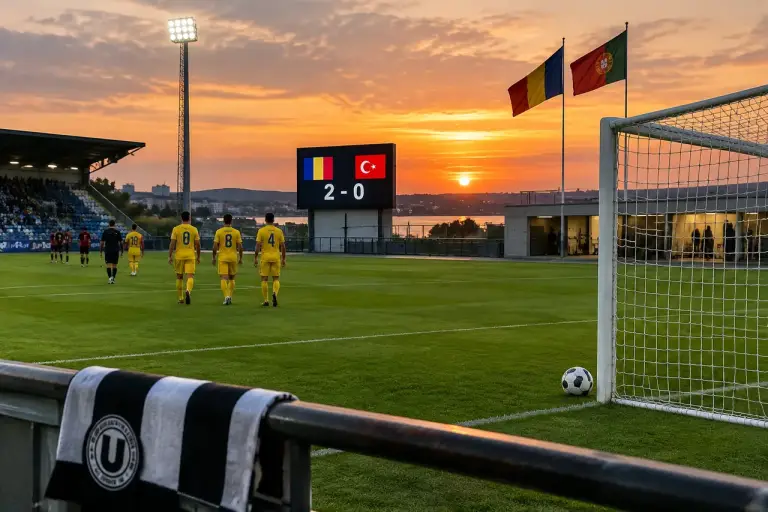 Eduardo Bodnar a înscris pentru România U18 în victoria cu Turcia