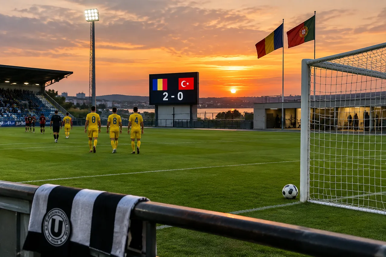 Eduardo Bodnar a înscris pentru România U18 în victoria cu Turcia