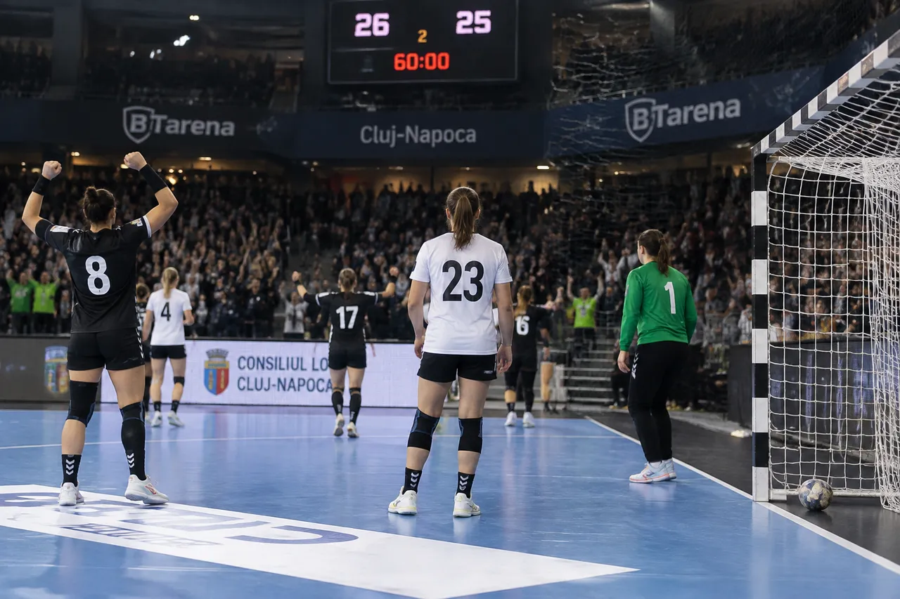 „U” Cluj răpune Steaua cu 26-25, după un final tensionat în Liga Zimbrilor